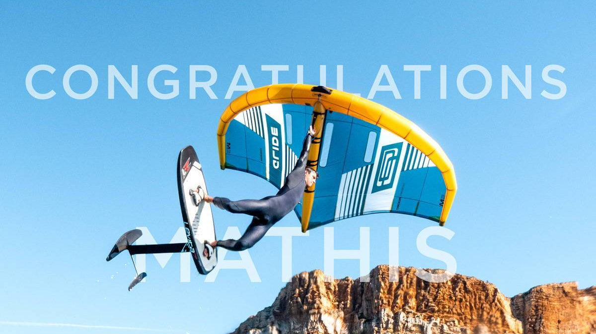 Mathis Ghio using Ocean Rodeo Glide wings - wins first place at Surf-Slalom in Brazil