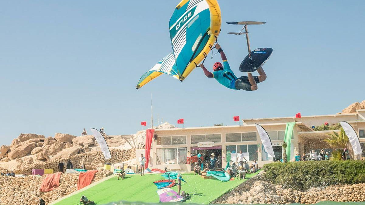 Ocean Rodeo Team Rider Mathis Ghio with the Glide A-Wing