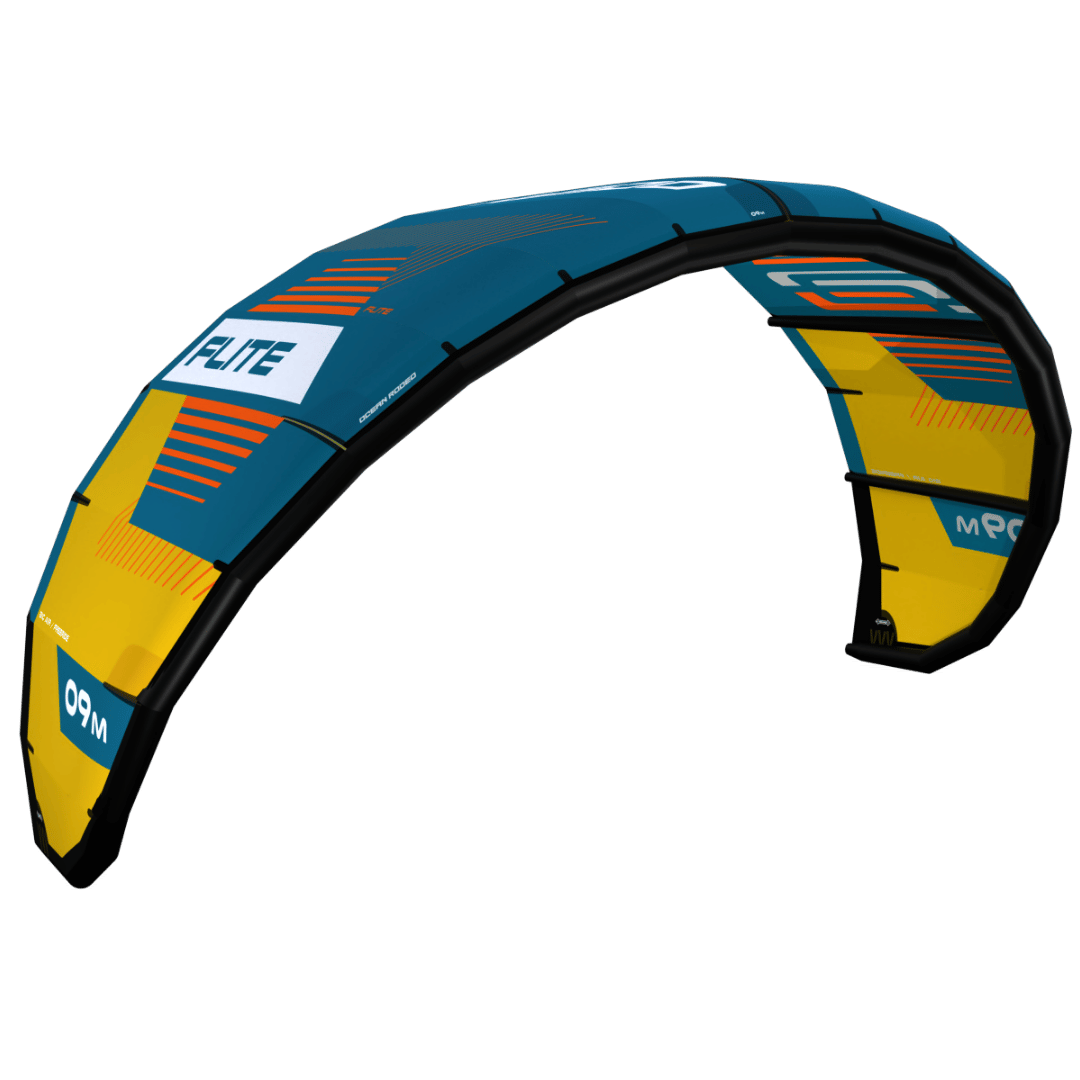 FLITE Pro Dacron Big Air kite - side view - Ocean Rodeo