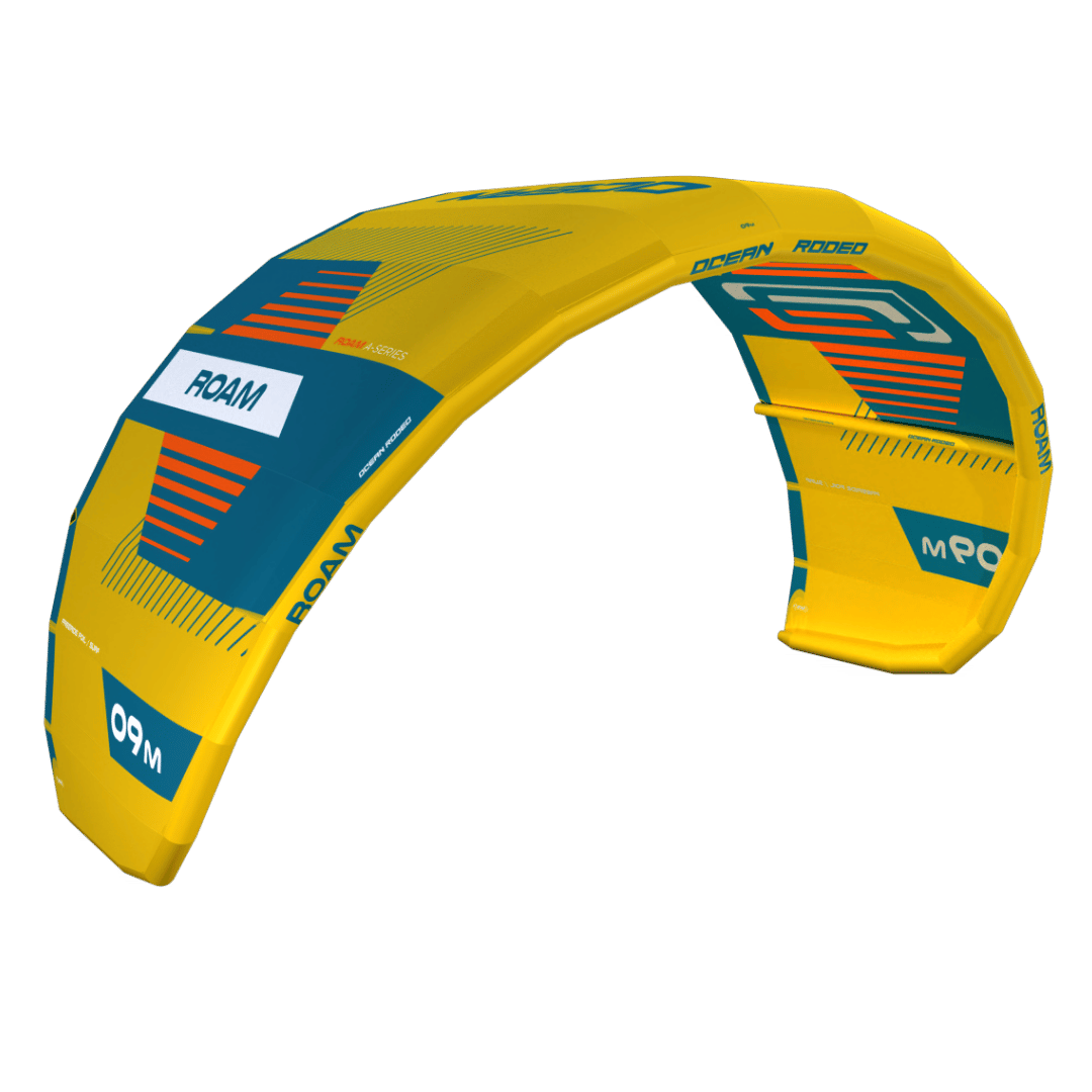 ROAM A-Series kite with a next-gen ALUULA airframe - side view - Ocean Rodeo