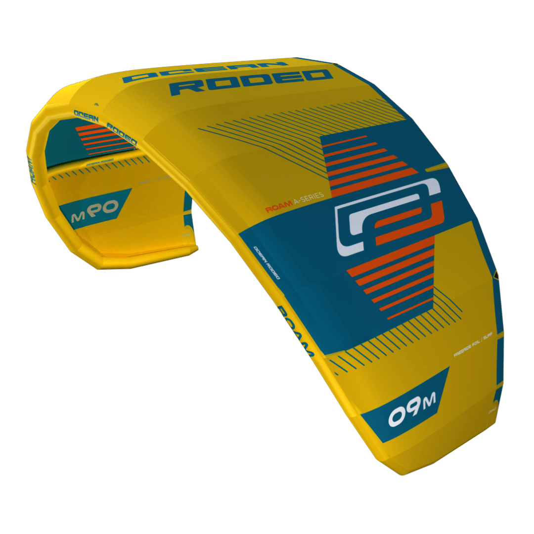 ROAM A-Series kite with a next-gen ALUULA airframe - side view - Ocean Rodeo