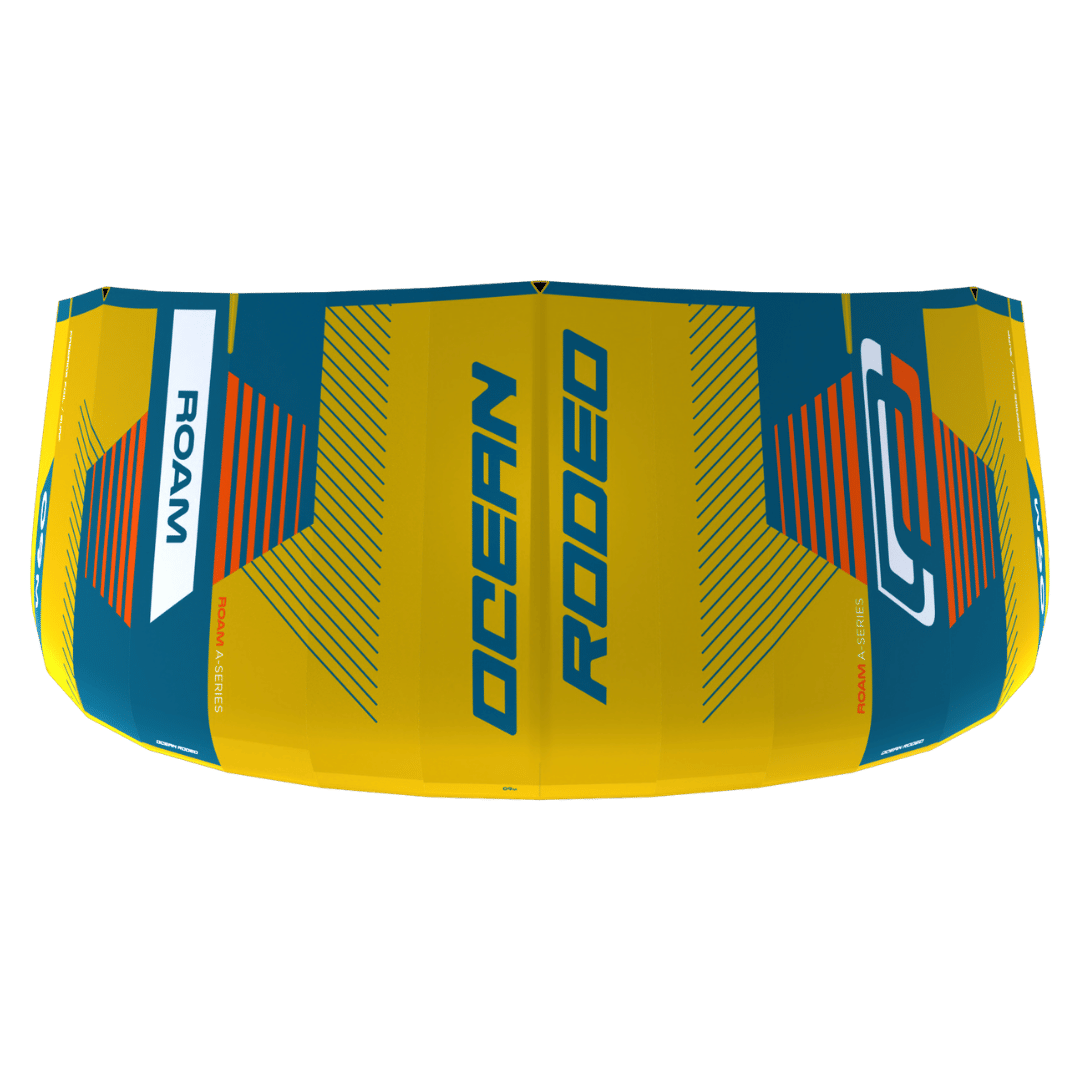 ROAM A-Series kite with a next-gen ALUULA airframe - top side view - Ocean Rodeo