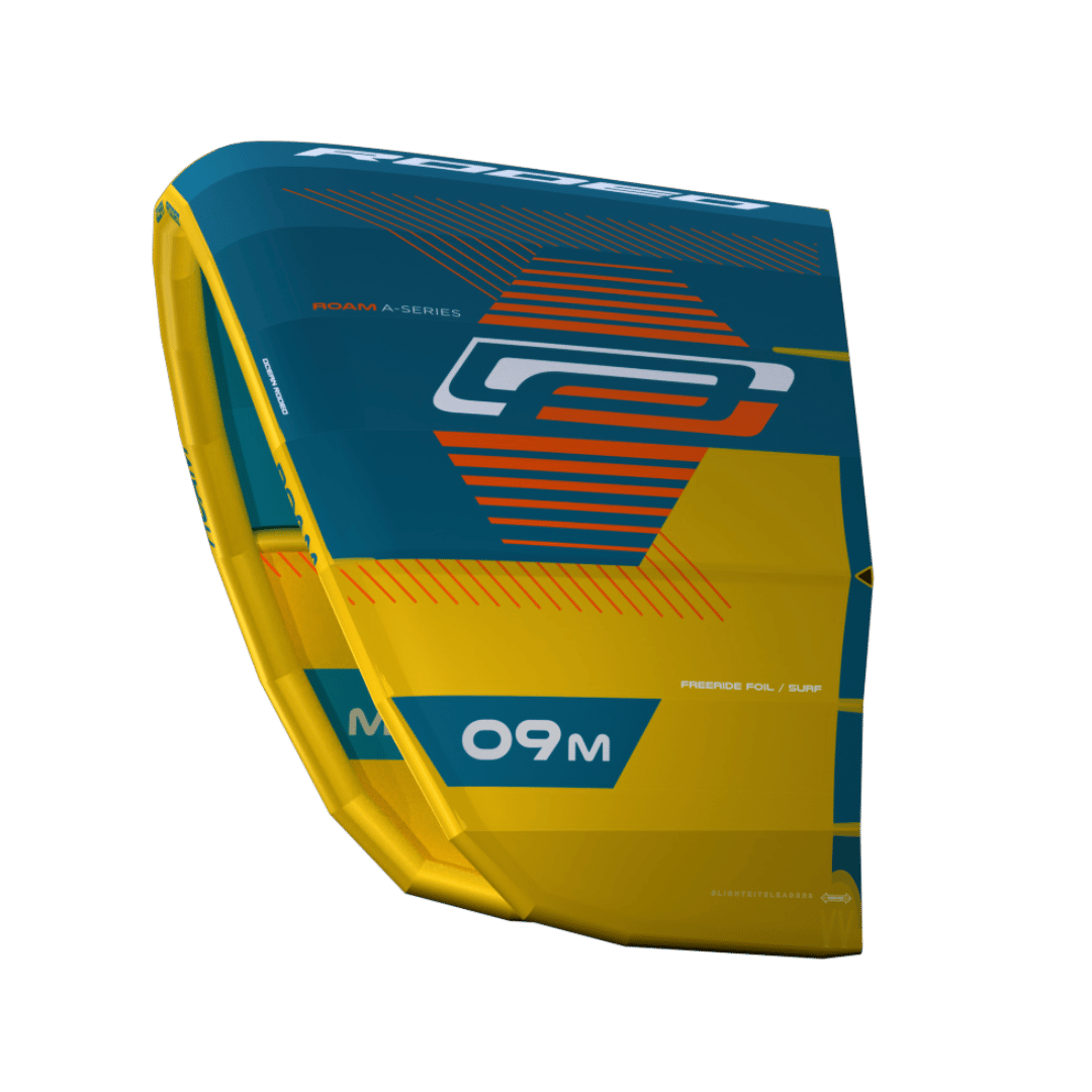 ROAM A-Series (Launch Edition) kite with a 3-strut ALUULA frame - side view - Ocean Rodeo