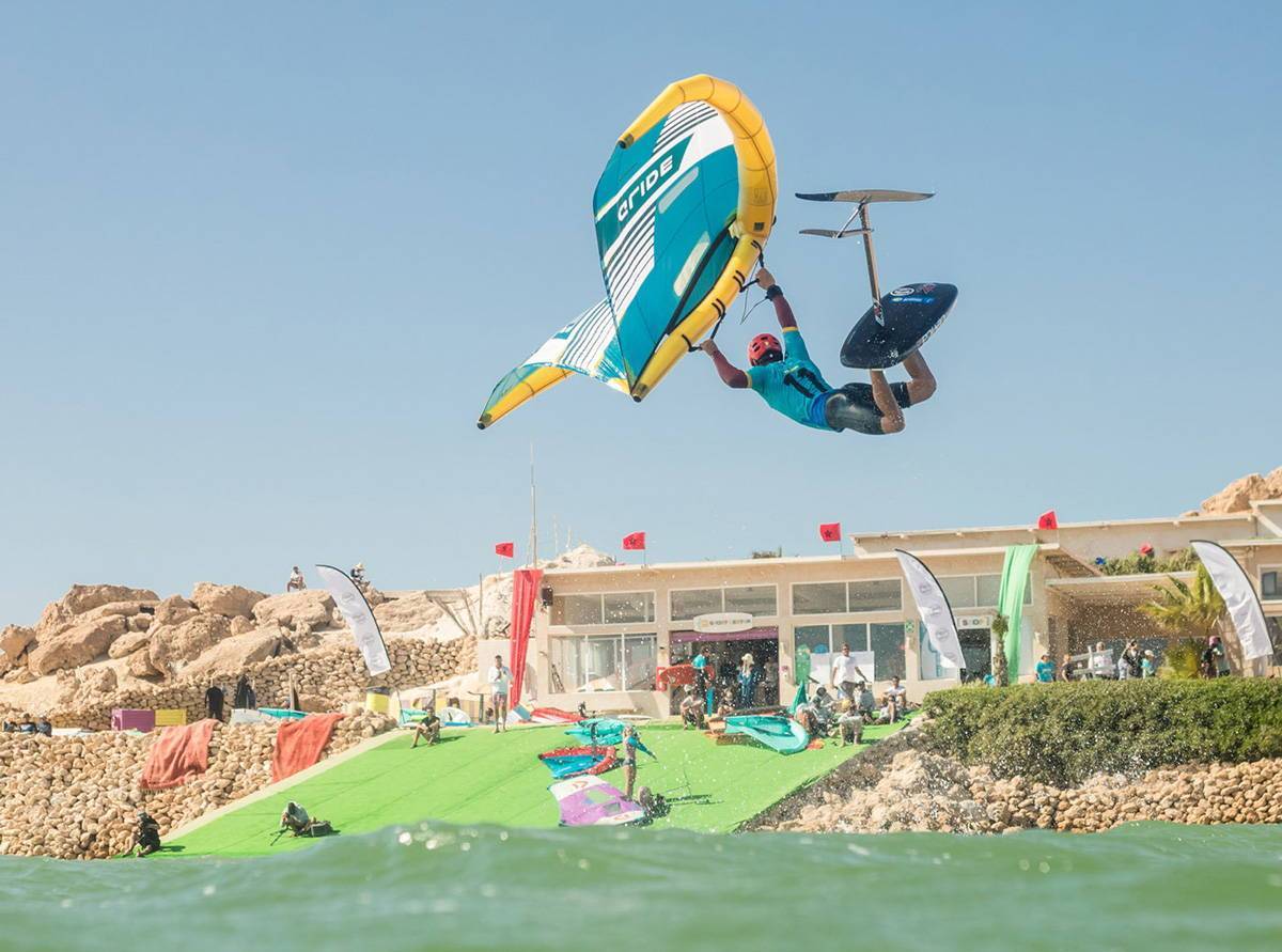 Ocean Rodeo Team Rider Mathis Ghio with the Glide A-Wing