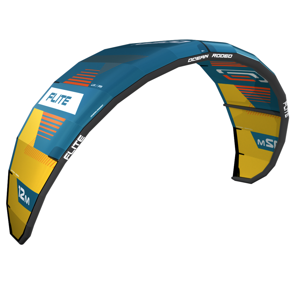 FLITE Pro Dacron kite - front side view - Ocean Rodeo