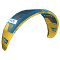 Ocean Rodeo Flite 3S A-Series. Image shows a blue and yellow kite with 'Ocean Rodeo' branding.