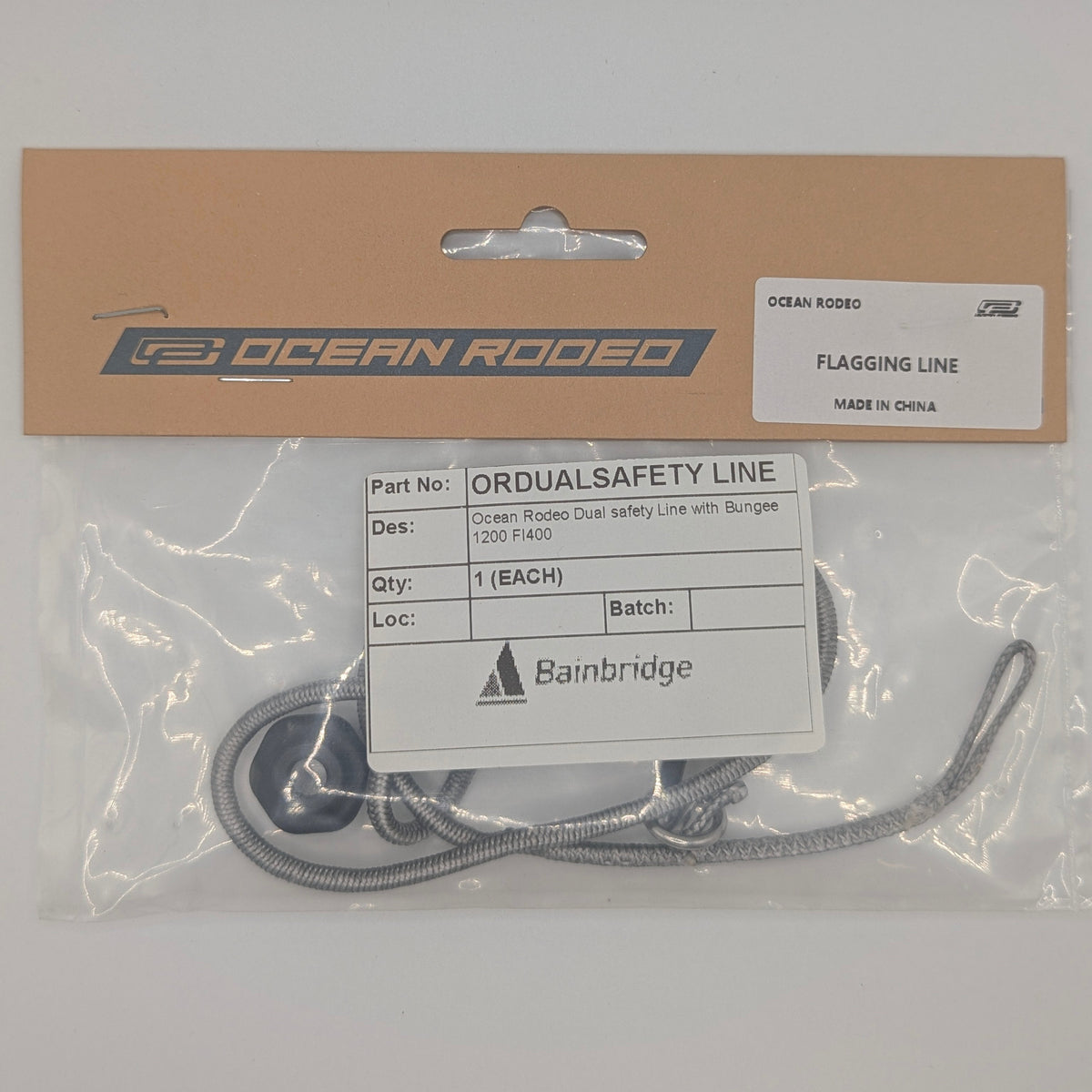 Ocean Rodeo Dual Safety Line replacement.