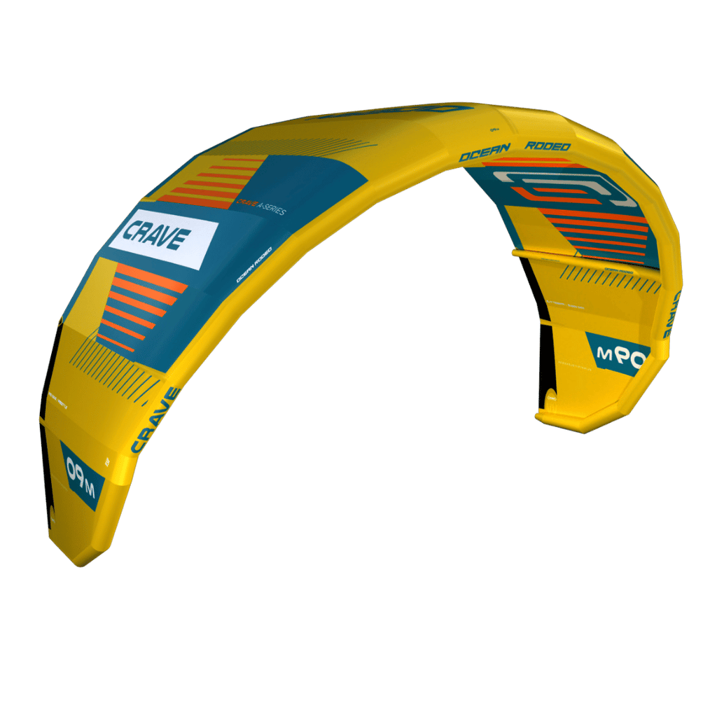 Crave A-Series kite with full ALUULA airframe - Front side view - Ocean Rodeo