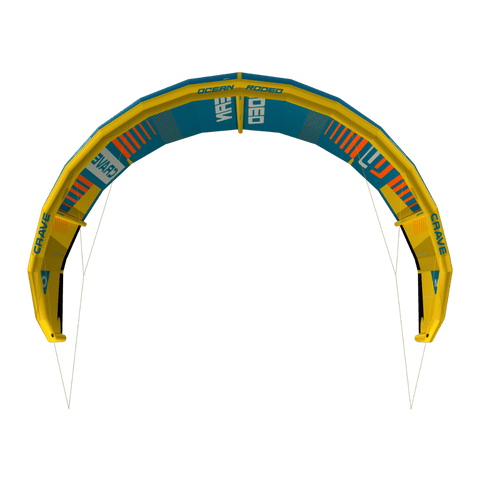 CRAVE A-Series (Launch Edition) kite - front view - Ocean Rodeo