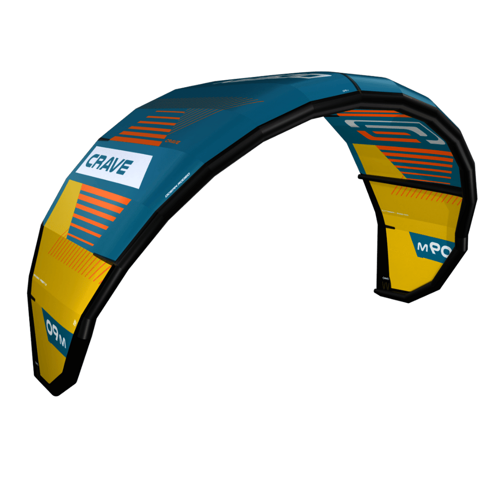 CRAVE Pro Dacron kite - side view - Ocean Rodeo