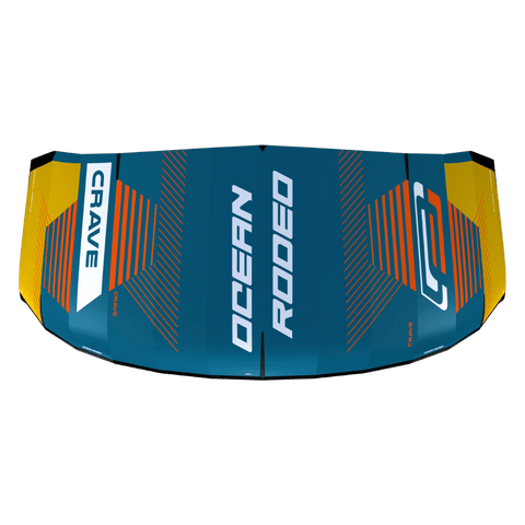 CRAVE Pro Dacron kite - top side view - Ocean Rodeo