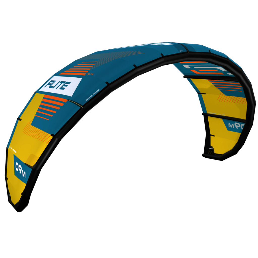 FLITE Pro Dacron Big Air kite - side view - Ocean Rodeo