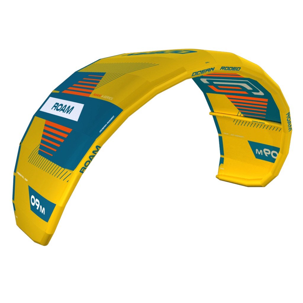 ROAM A-Series kite with a next-gen ALUULA airframe - side view - Ocean Rodeo