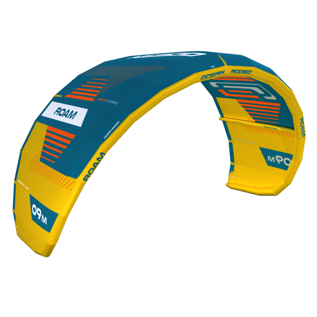 ROAM A-Series (Launch Edition) kite with a 3-strut ALUULA frame - side view - Ocean Rodeo
