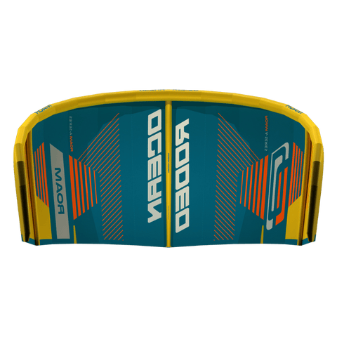 ROAM A-Series (Launch Edition) kite with a 3-strut ALUULA frame - top side view - Ocean Rodeo