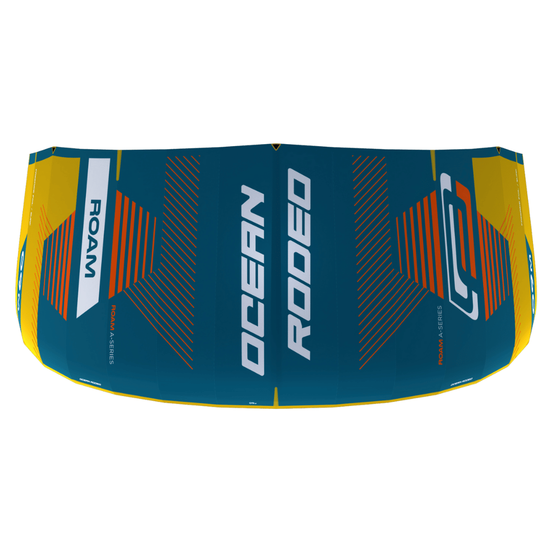 ROAM A-Series (Launch Edition) kite with a 3-strut ALUULA frame - top side view - Ocean Rodeo