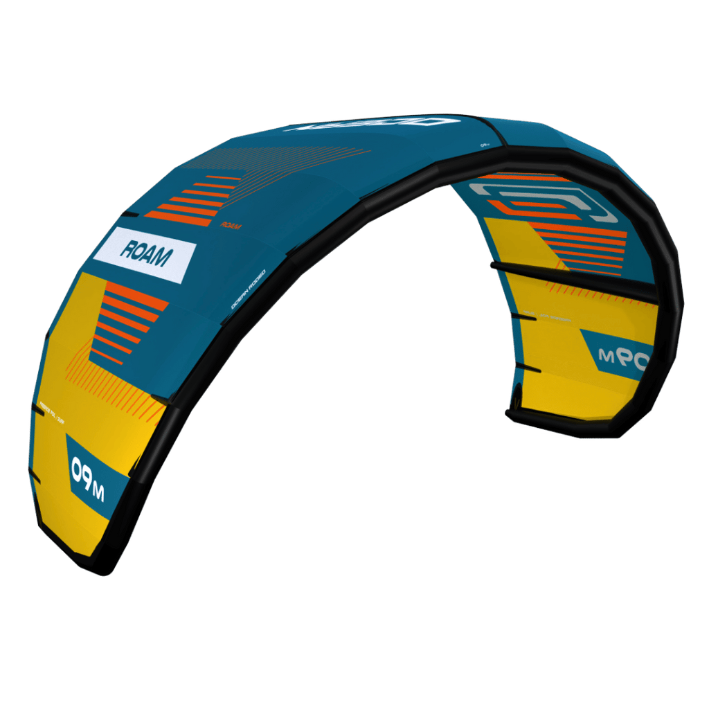 ROAM Pro Dacron airframe kite - side view - Ocean Rodeo
